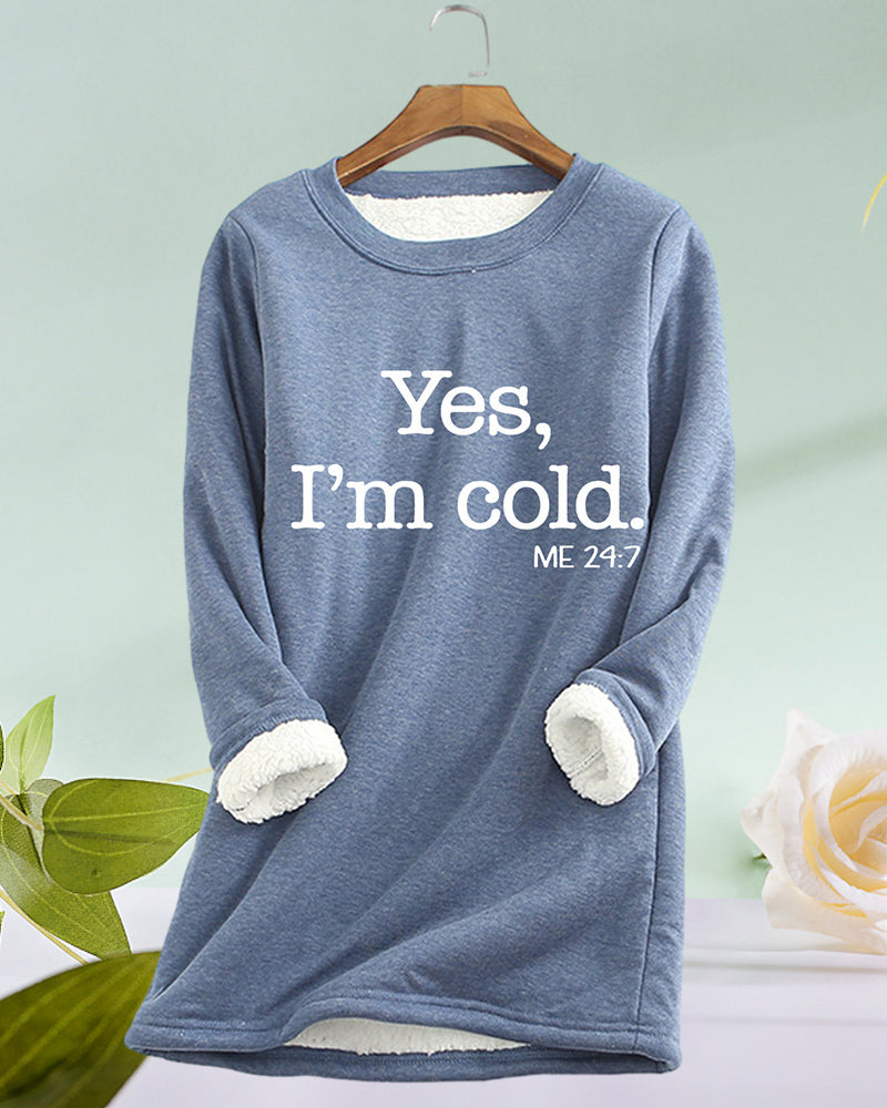 English Printed Pullover Sweatshirt
