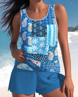 Two-Piece Tank Top Swimsuit