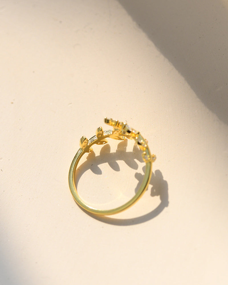 Women's Rings Fashion Outdoor Leaf Ring