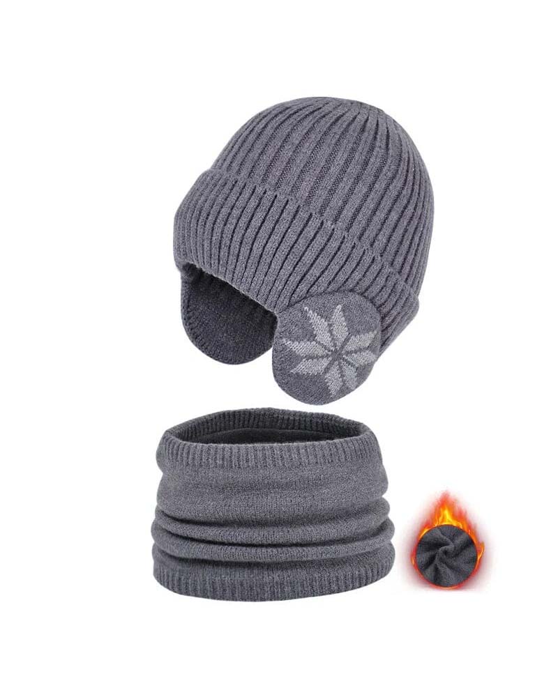 Winter beanie hat scarf sets warm knit hat