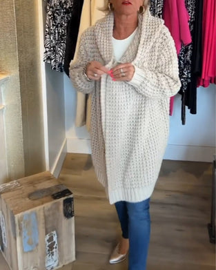 Solid colour cardigan