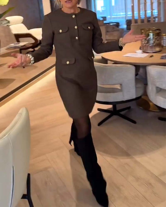 Elegant And Slim Chanel Style Dress