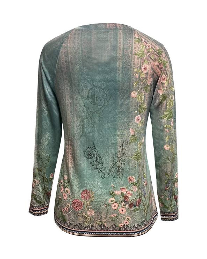 Long Sleeve Floral Top