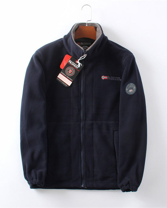 Men's Double-Layer Fleece Jacket & 50% OFF