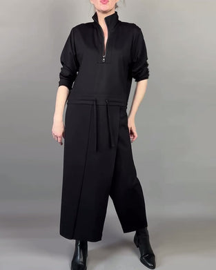 Zip-Collar Stylish Dress