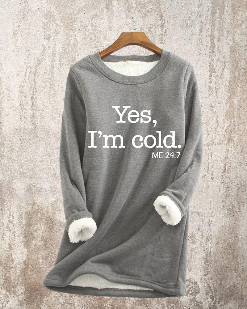 English Printed Pullover Sweatshirt