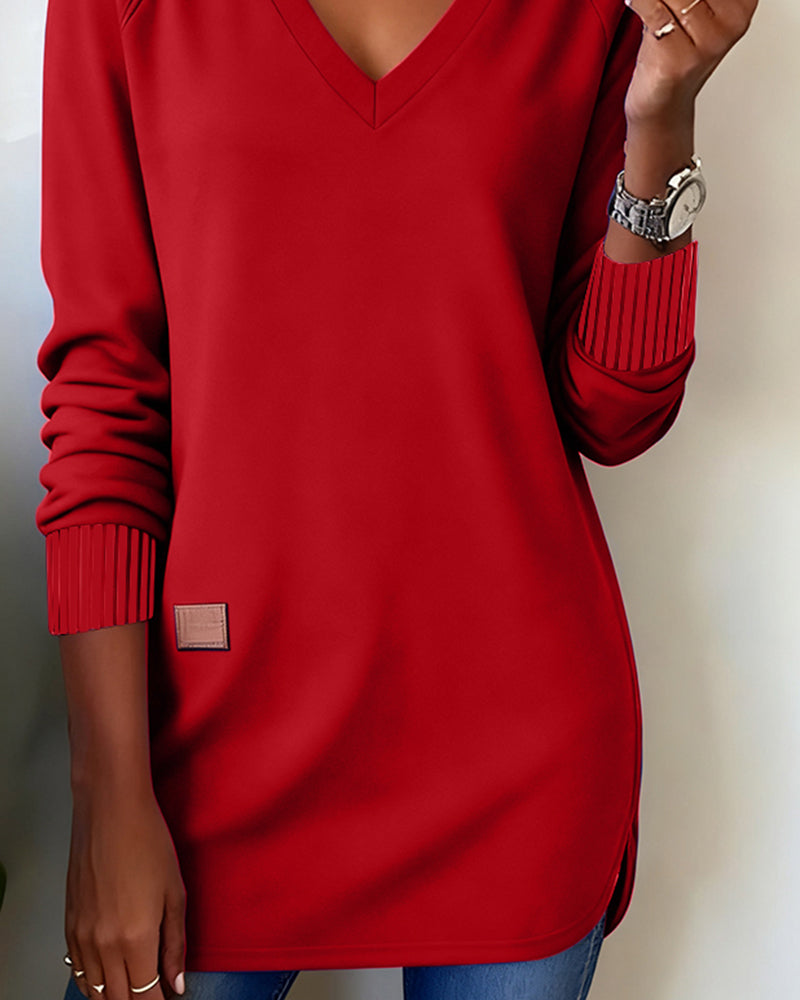 V-Neck Stylish Hoodie