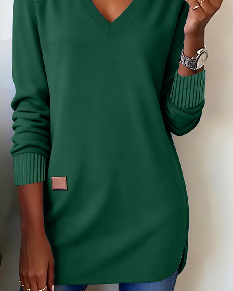 V-Neck Stylish Hoodie