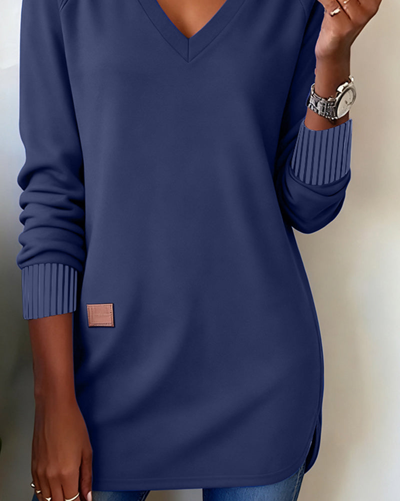 V-Neck Stylish Hoodie