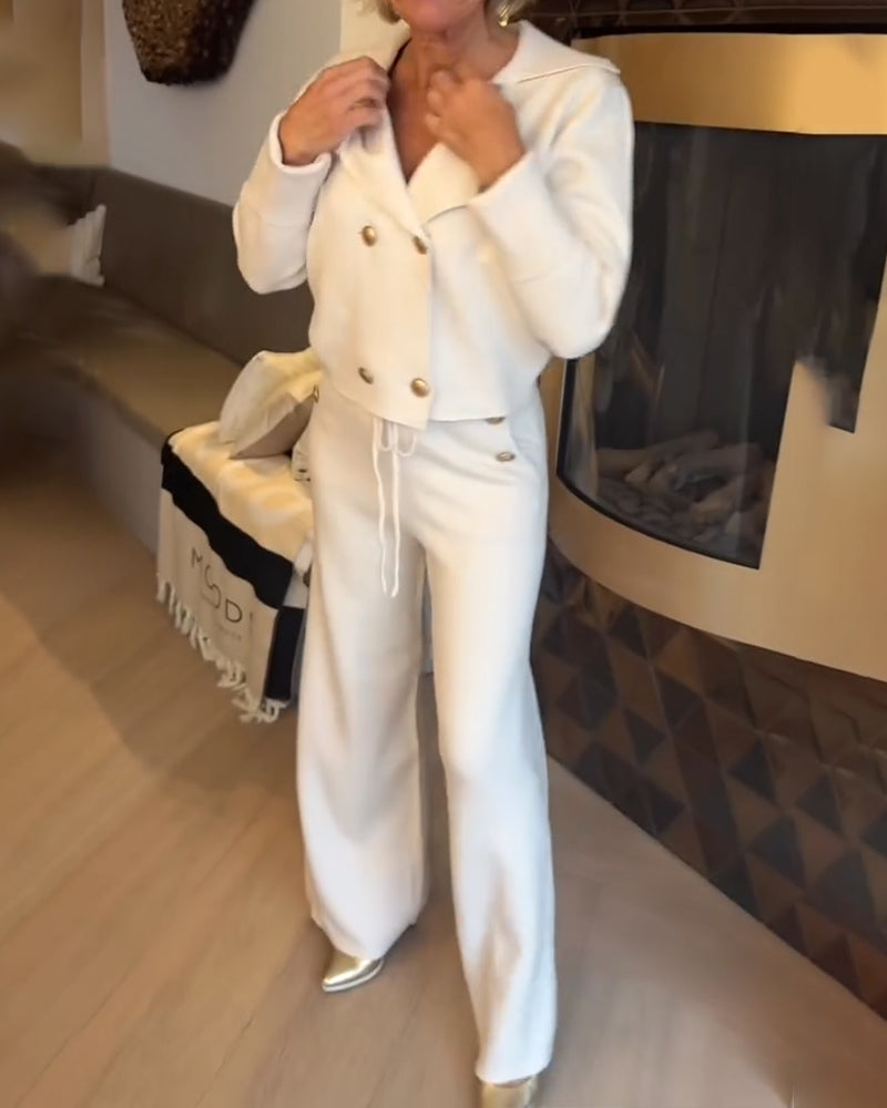 Fashionable And Elegant V-Neck Sets