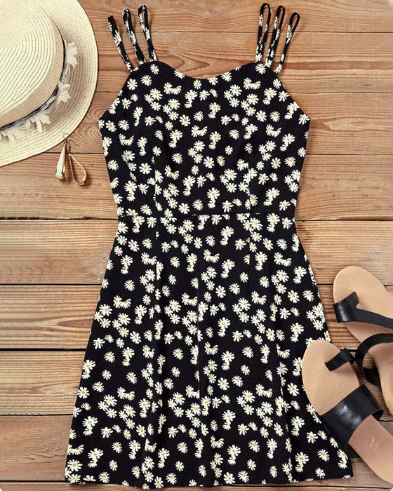 Floral print cami dress