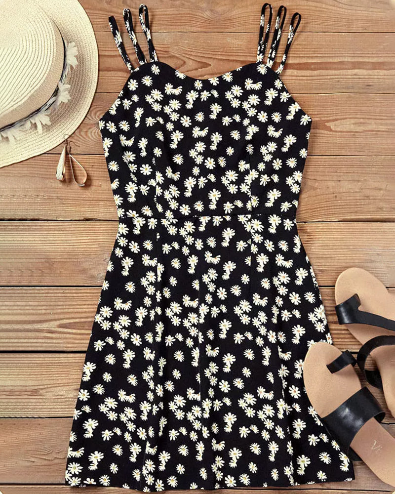 Floral print cami dress