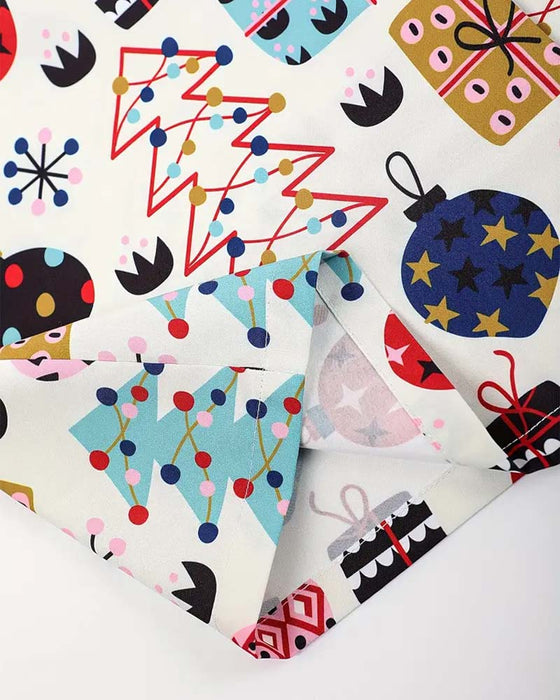 Printed casual home two-piece set