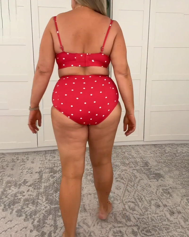 Sexy Polka Dot Two-Piece Bikini