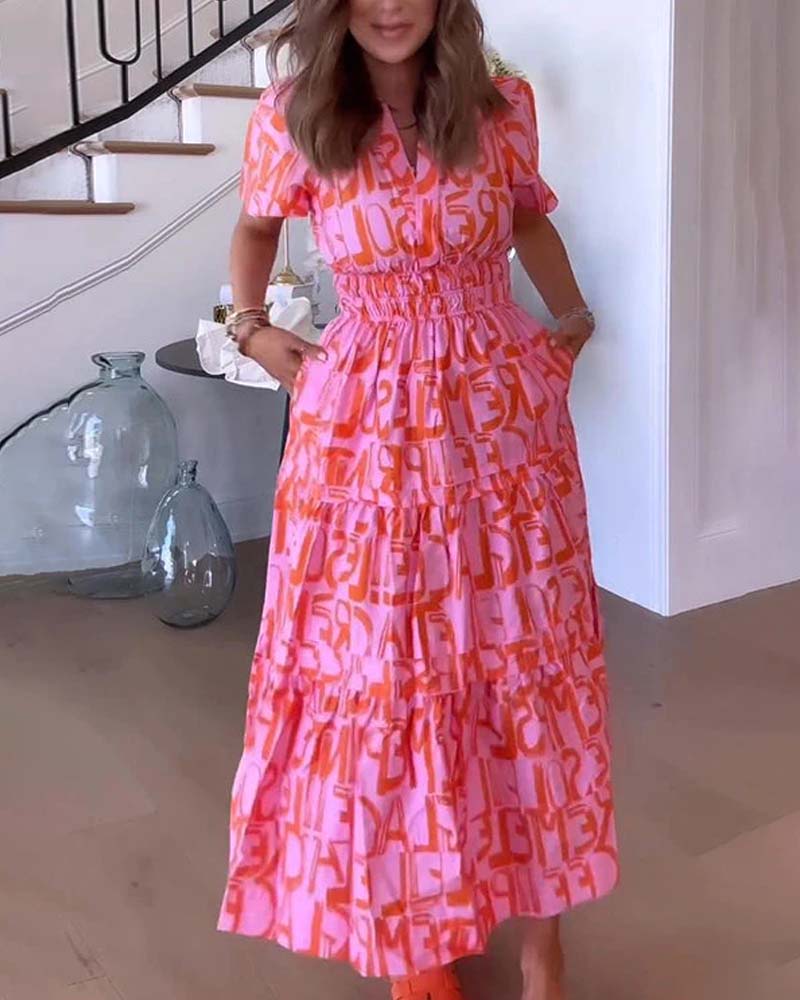 Elegant waist tied dress