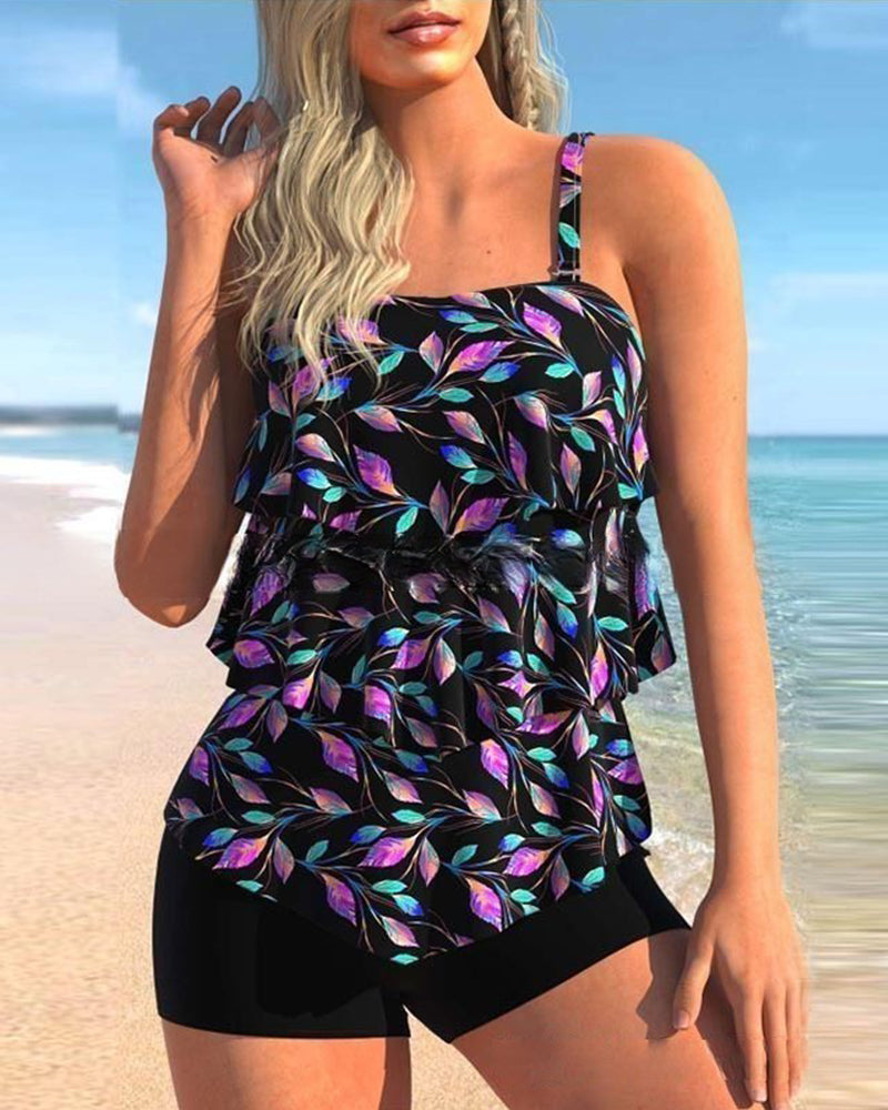 Skirt swimsuit two piece bikini