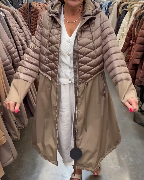 Hooded Long Padded Jacket