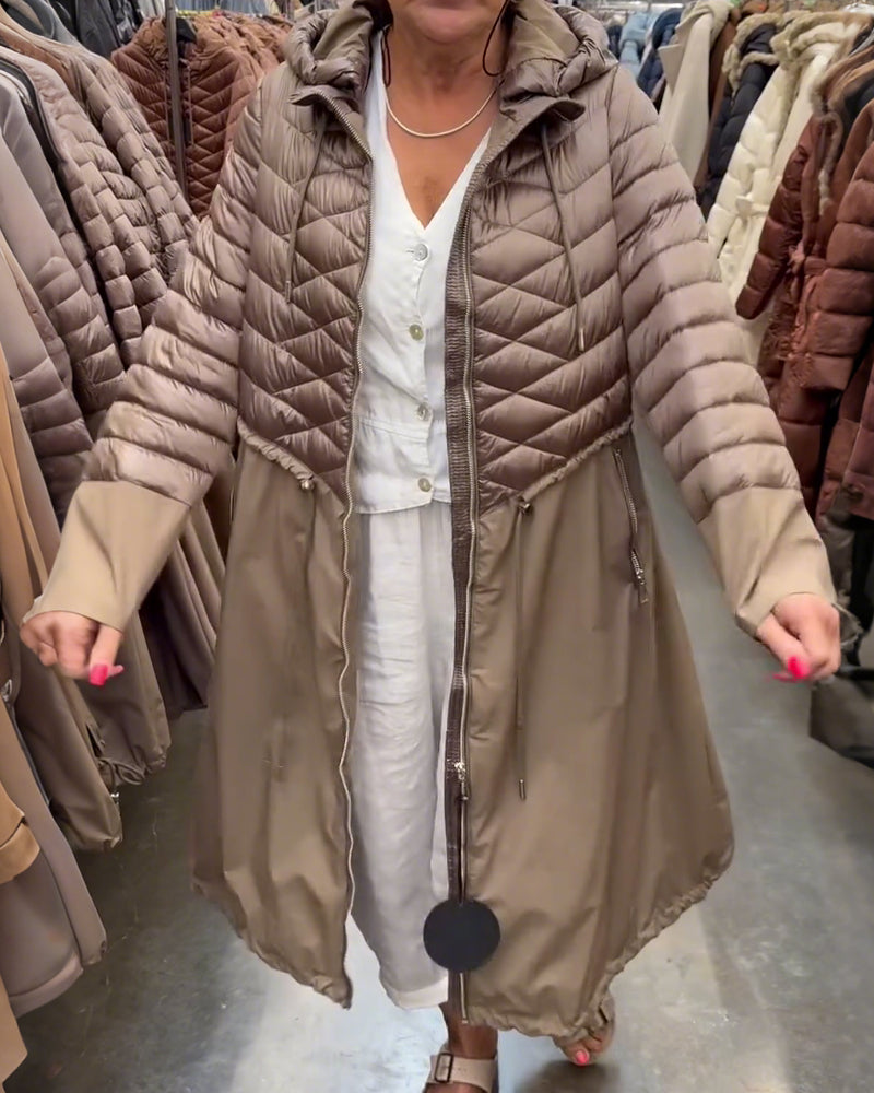 Hooded Long Padded Jacket