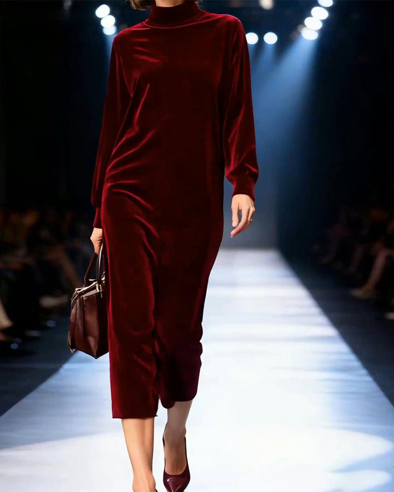 Elegant Stylish Long-Sleeve Dress
