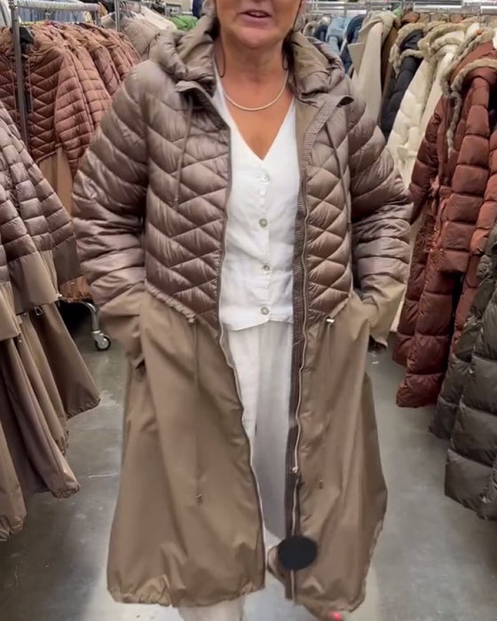 Hooded Long Padded Jacket