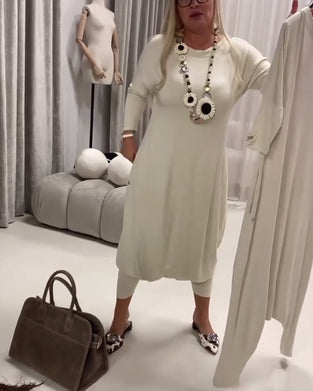 Solid Color Long Sleeve Casual Jumpsuit