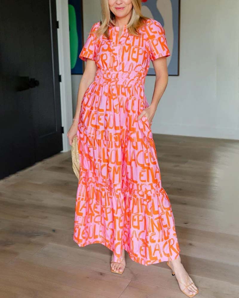 Elegant waist tied dress