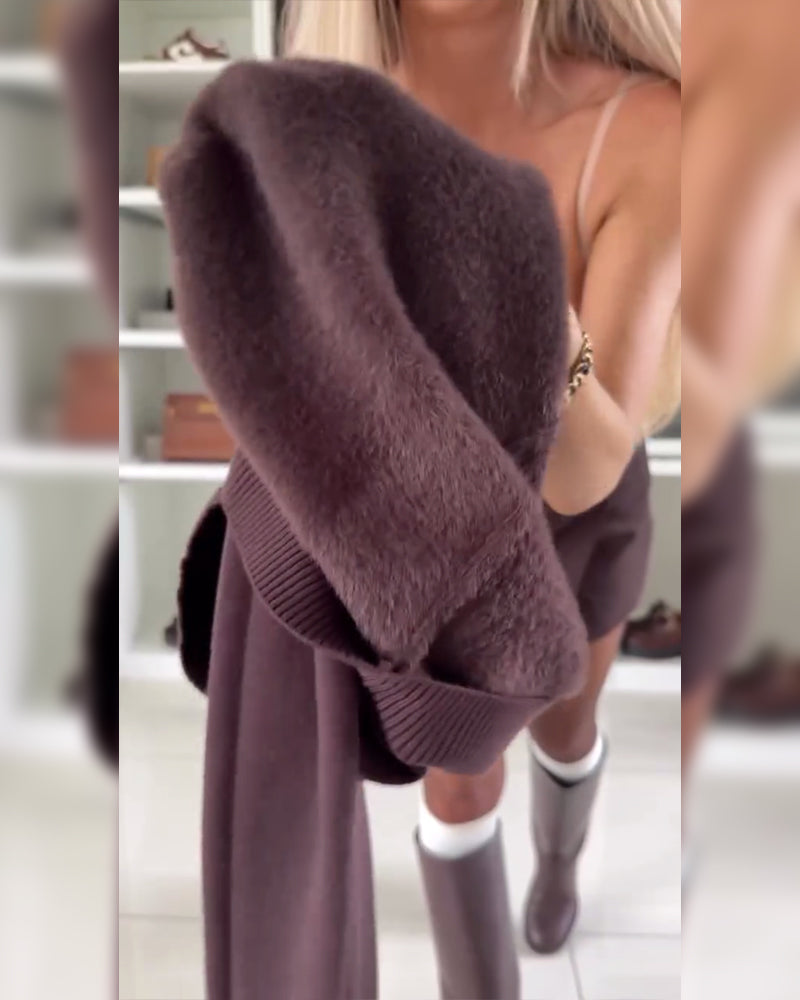 Long-Sleeved Turtleneck Fleece Bottoming Jumper