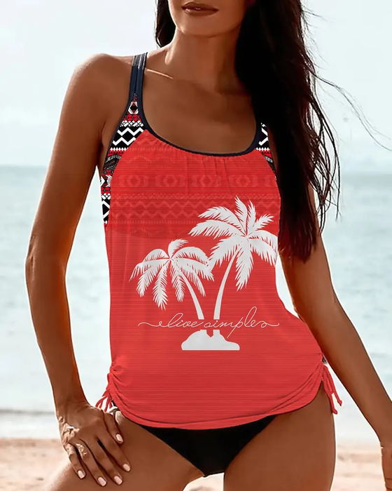 Slingback Two-Piece Swimsuit