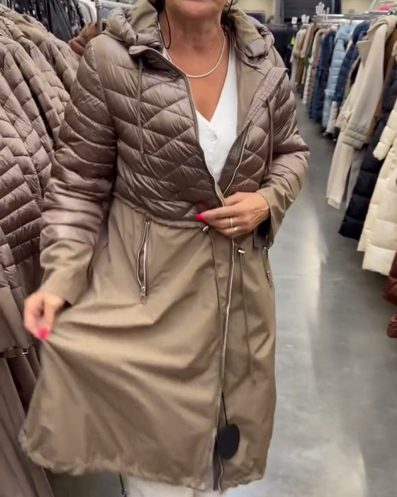 Hooded Long Padded Jacket