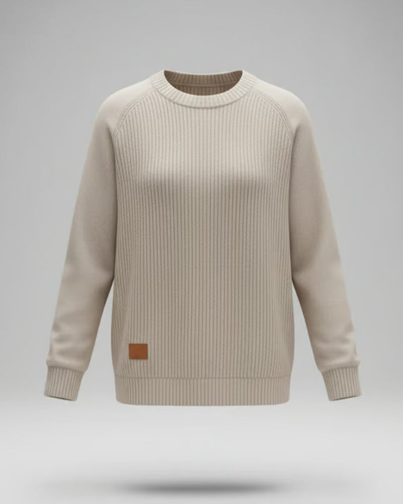 Fashionable Crew Neck Pullover