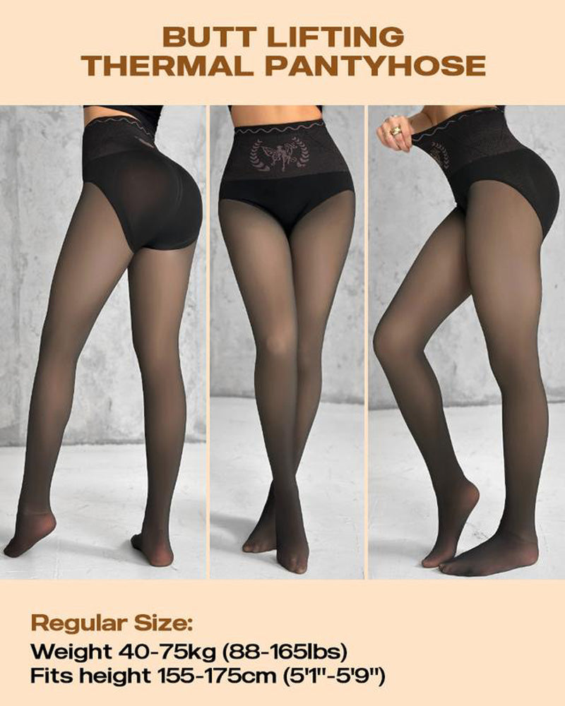 Black Bare Leg Tight Pants