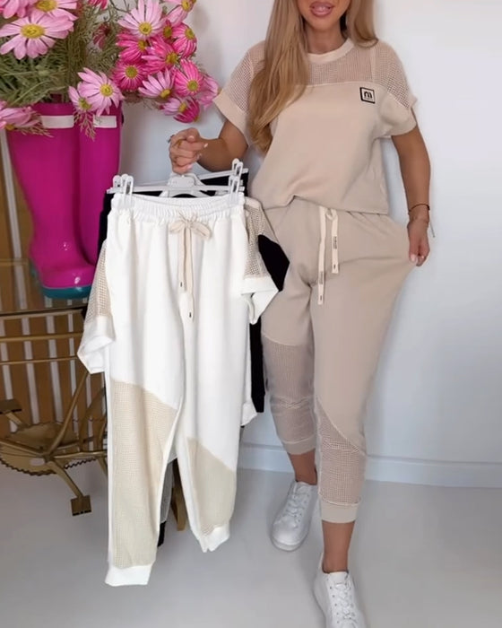 Casual Fashion Printed Two-Piece Set