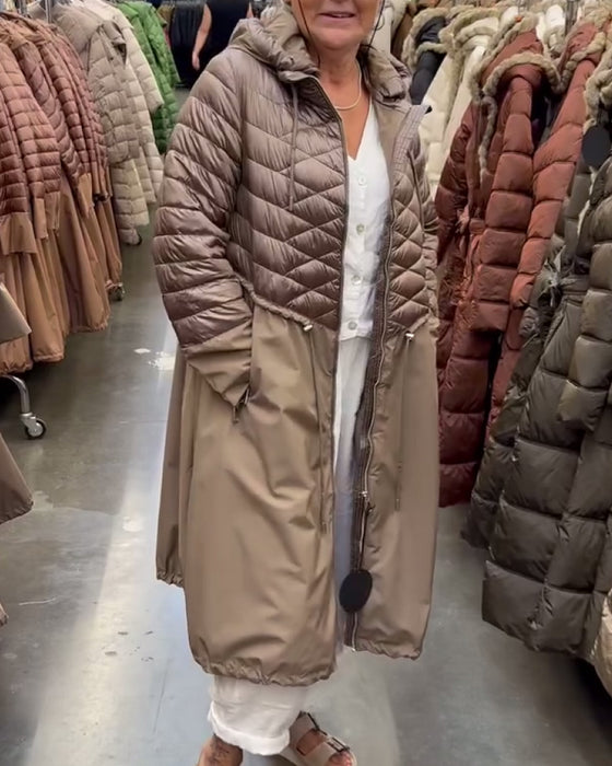 Hooded Long Padded Jacket