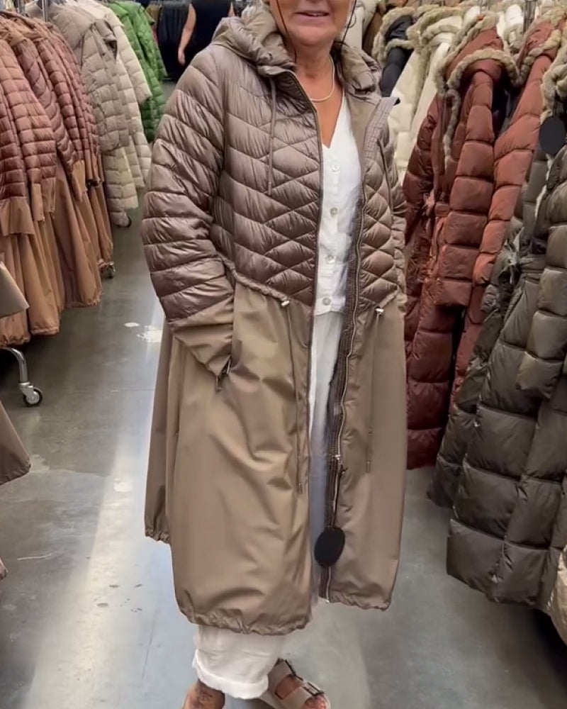Hooded Long Padded Jacket
