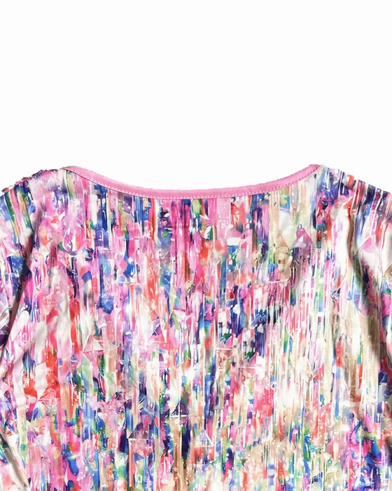 Colorful Printed Fashion Street Blouse
