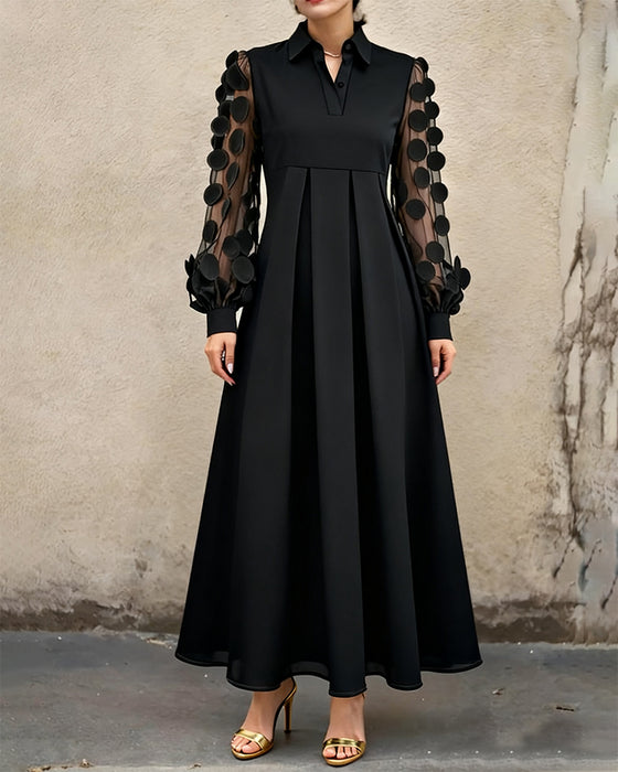 Fashionable V-Neck Elegant Dress