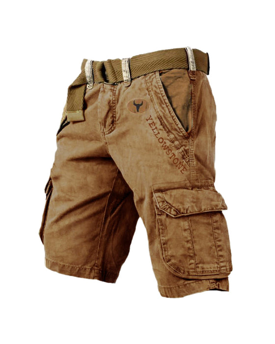 Men's multi-pocket tactical shorts