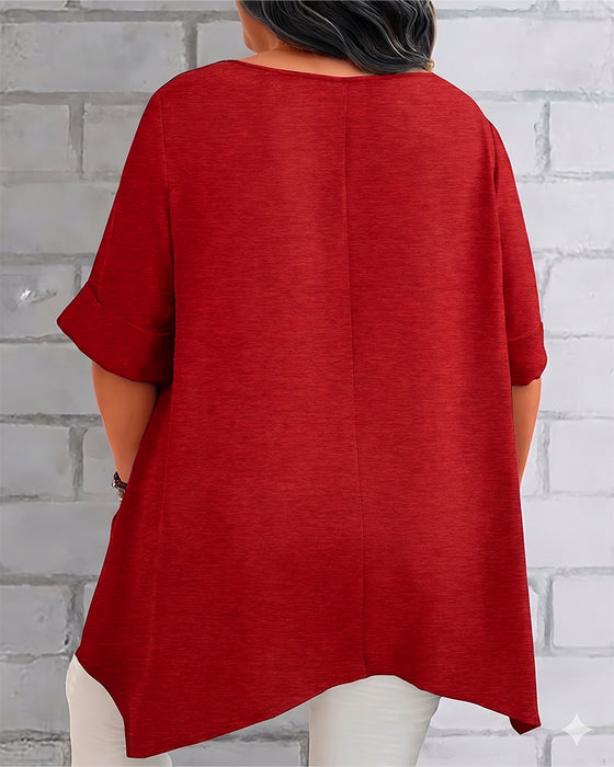 Loose Side Pocket T-Shirt