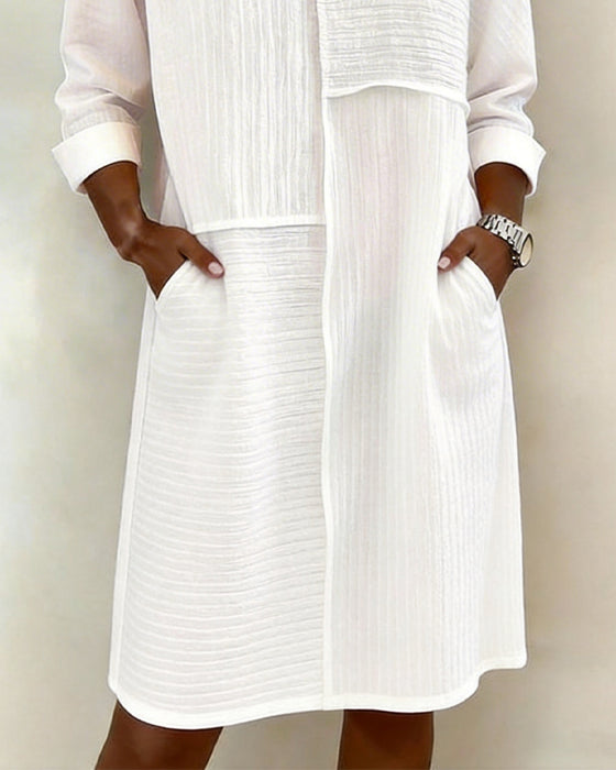 Textured Shift Dress