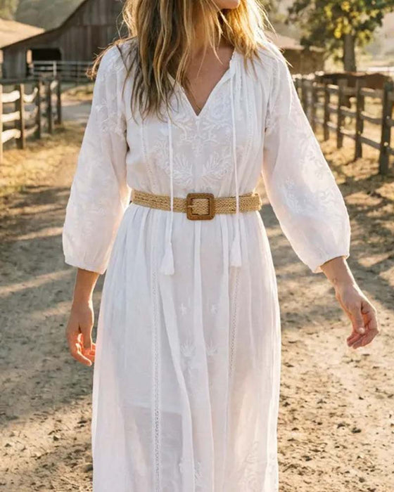 Boho Style Buckle Elastic Belt