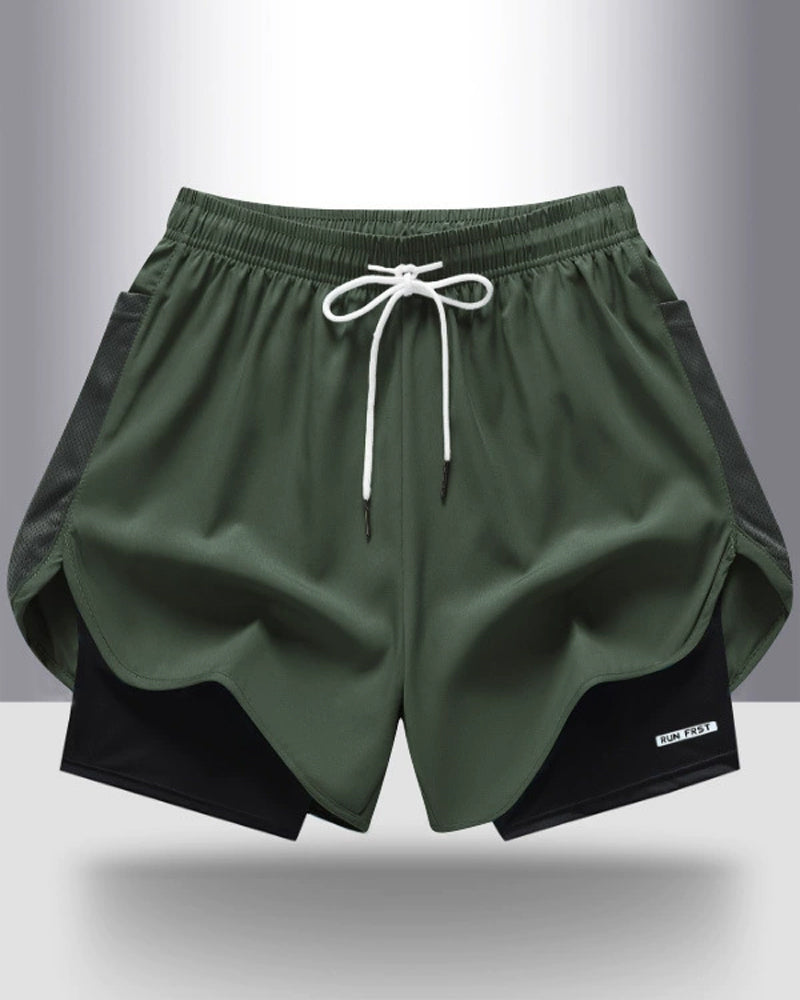 Breathable Quick-Dry Double-Layer Shorts