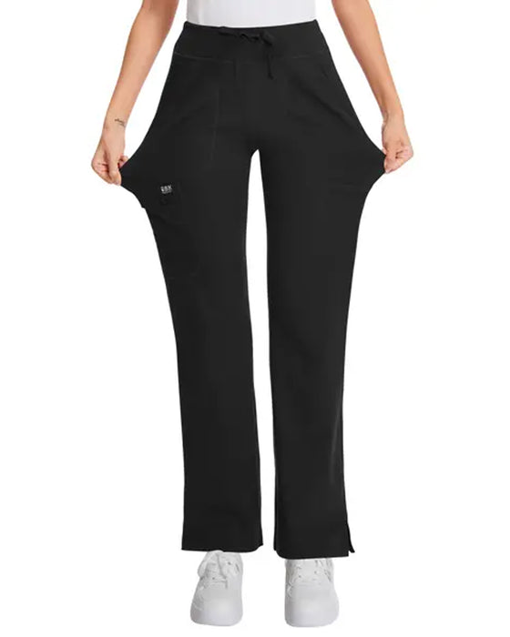 High Waist Drawstring Long Pants