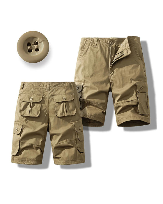 Men's Multi-Pocket Cargo Shorts