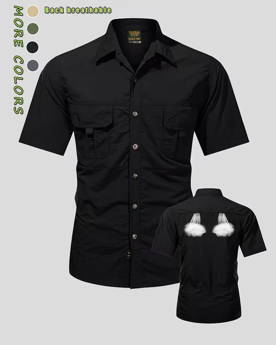 Casual Breathable Short Sleeve Shirt