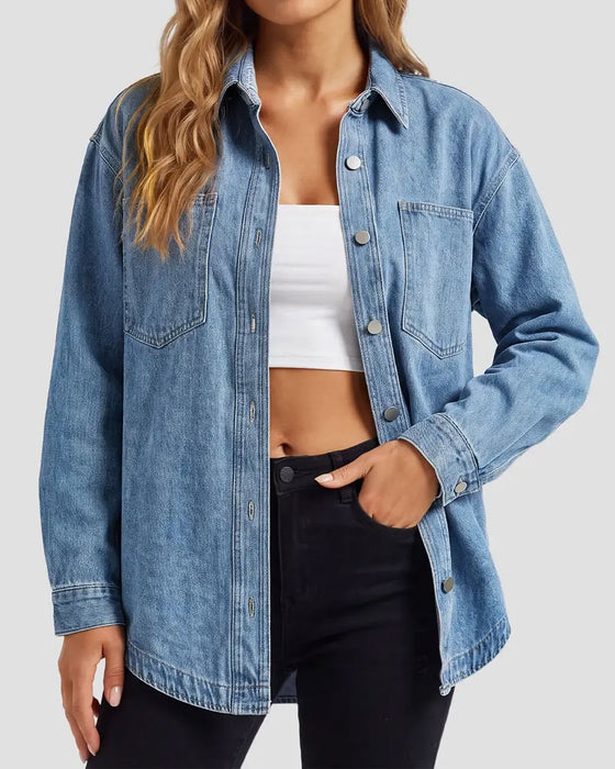 Long Sleeve Lapel Shirt