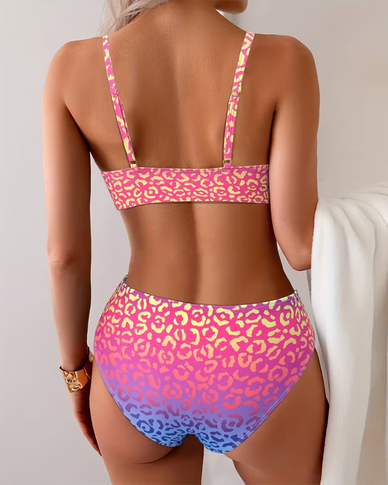 Stylish Animal-Print Bikini