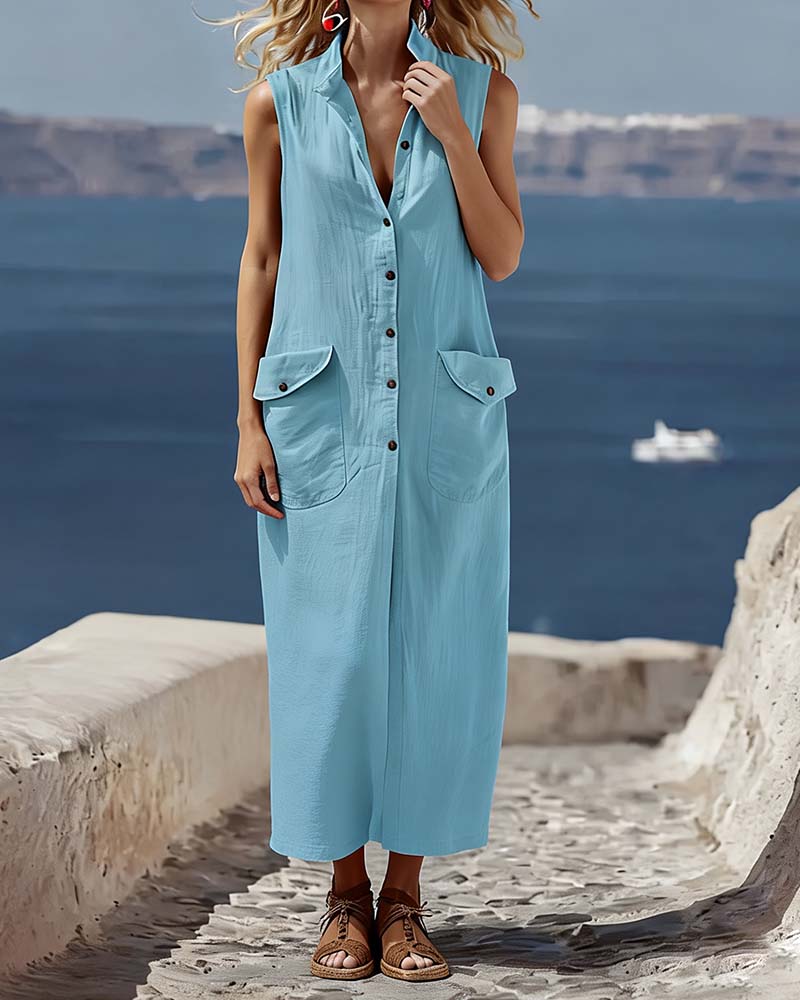 Casual Loose Sleeveless Dress