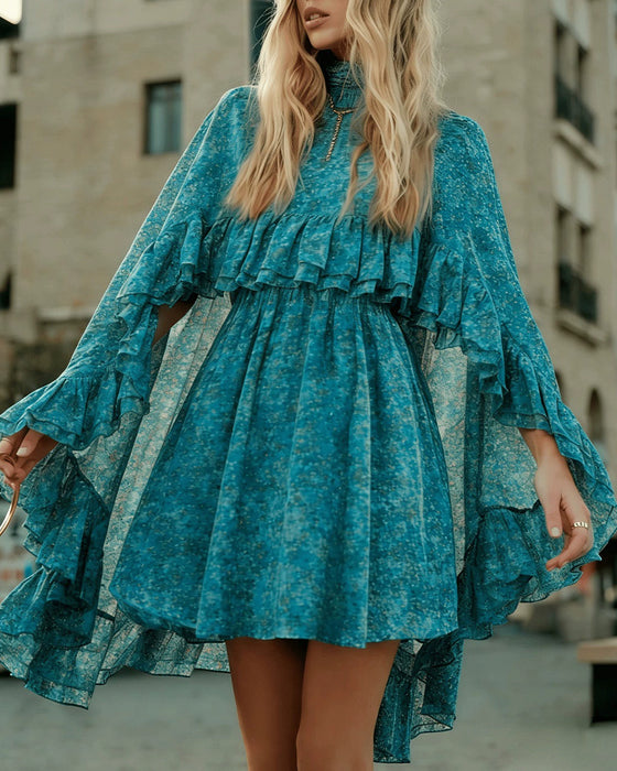 Elegant Chiffon Camisole Dress Two-Piece Set