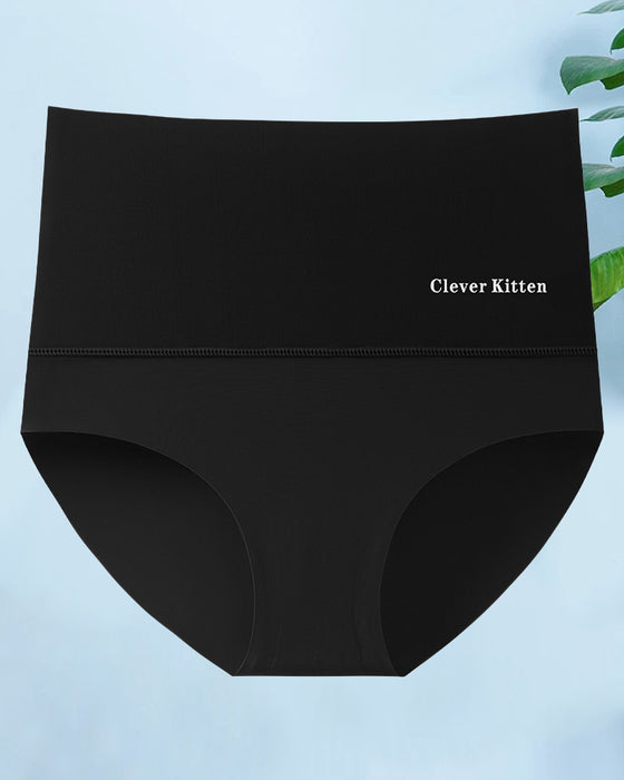 High waist seamless simple short underpants