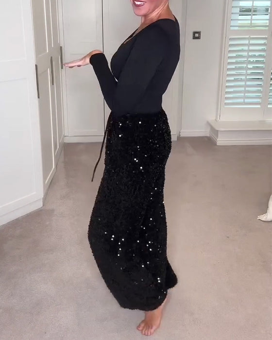 Stylish Solid Color Straight Leg Pants